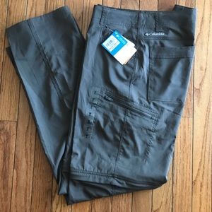 NWT Men’s Columbia pants (zip off legs)